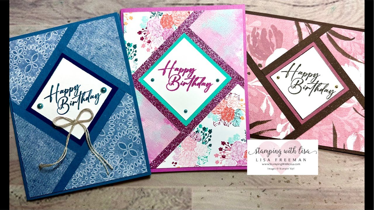 Easiest Way to Make Faux Shutter (Fractured) Cards!!