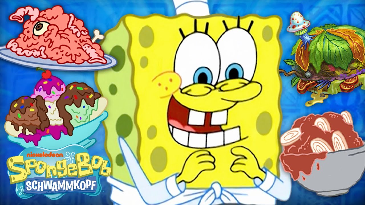 SpongeBob kocht überall AUSSER in der Krossen Krabbe! | 30-Minuten-Compilation | Schwammkopf