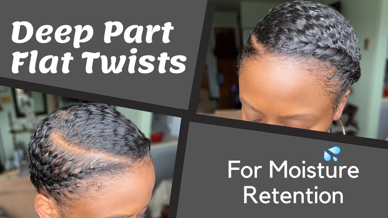 Easy Flat Twists | Low Manipulation Protective Style