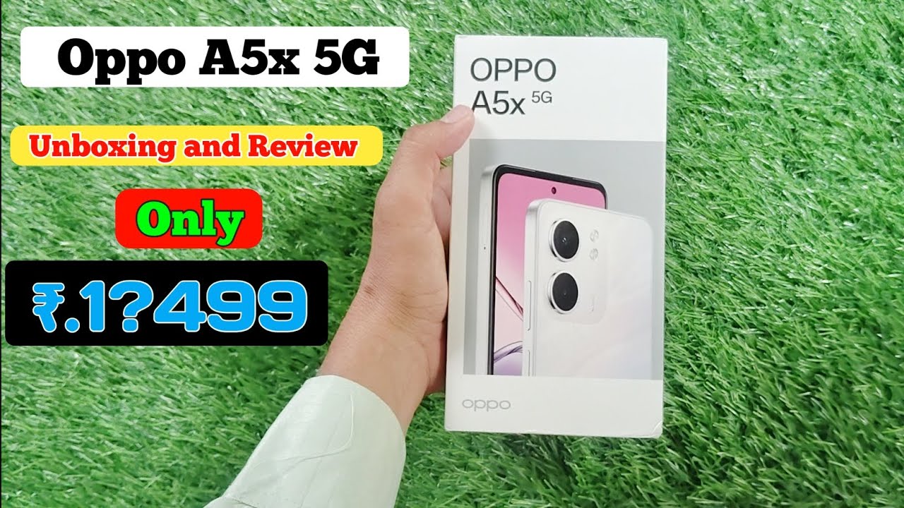 Oppo A5x 5G Unboxing First Look & Review 🔥| Best Budget Smartphone Under 15K ?