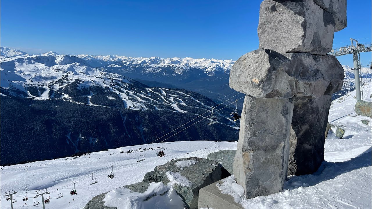 From Top to Bottom - Skiing from 7th Heaven to Whistler Village