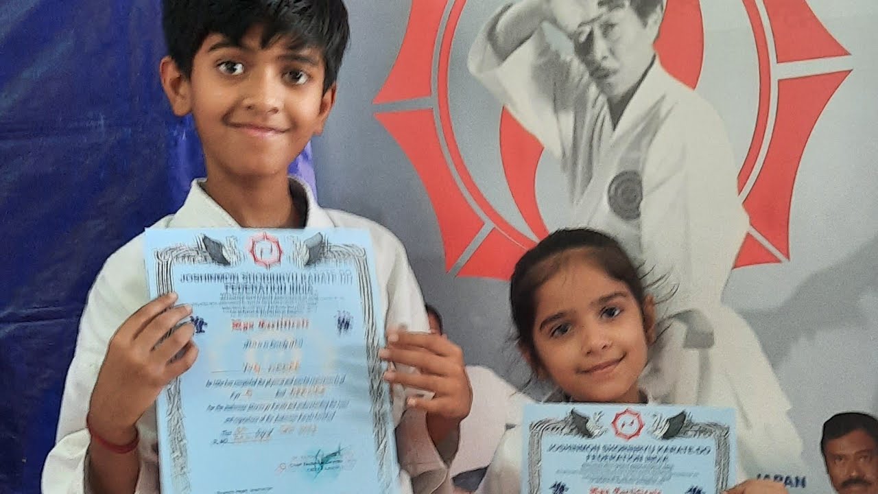 Belt Test |Karate Kids 2023|One more step completed |Yellow to Orange Belt