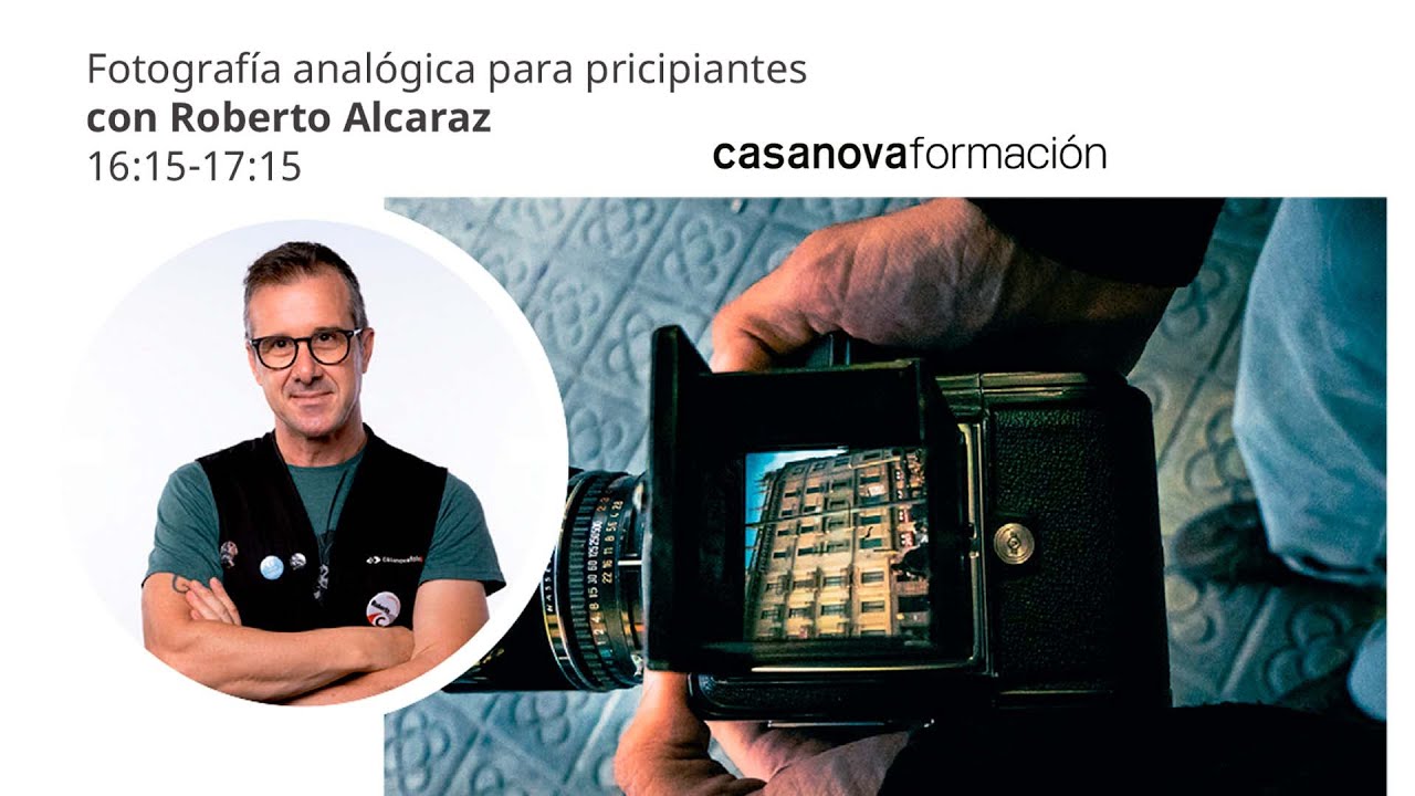 Fotografía analógica para principiantes con Roberto Alcaraz