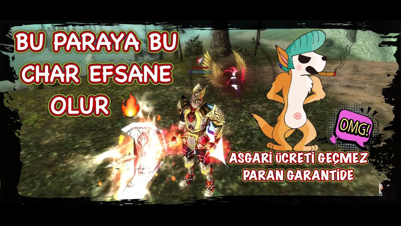 KNİGHT ONLİNE OREADS KAÇ TL CHAR DİZERSENİZ İŞ YAPAR / (BENCE)
