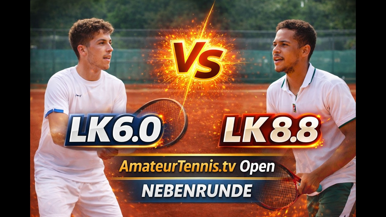 🎾 LK Turnier | Nebenrunde | LK 6.0 vs. LK 8.8 | NTRP 4.0 | Full Amateur Tennis Match