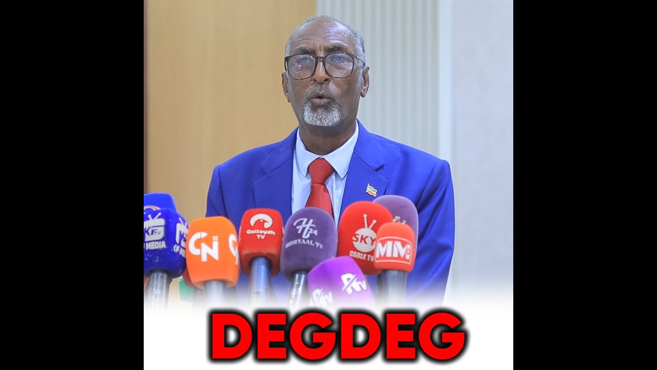 DEGDEG: Wasiir Cabdale Sandheere oo Dulqaadkii Ka Dhamaaday.