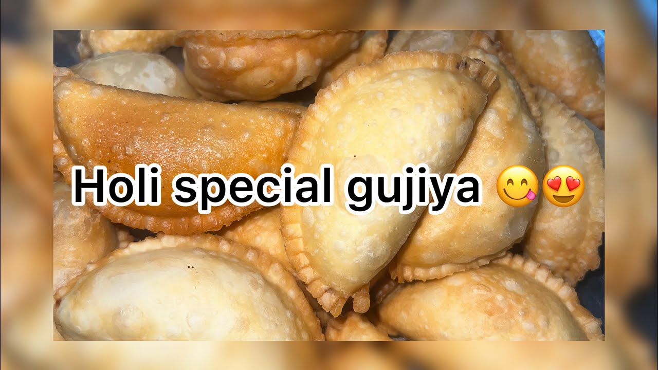 Holi ki special gujiya recpice 