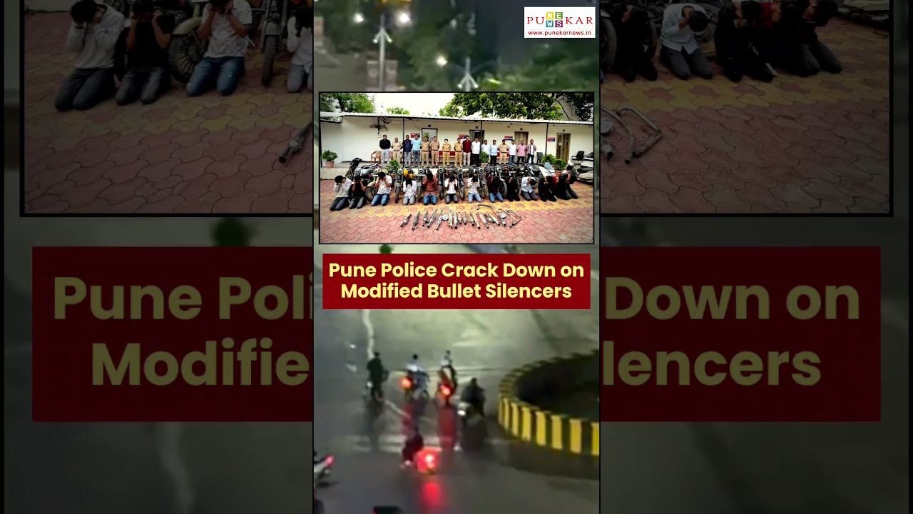 Pune Police Crack Down on Modified Bullet Silencers