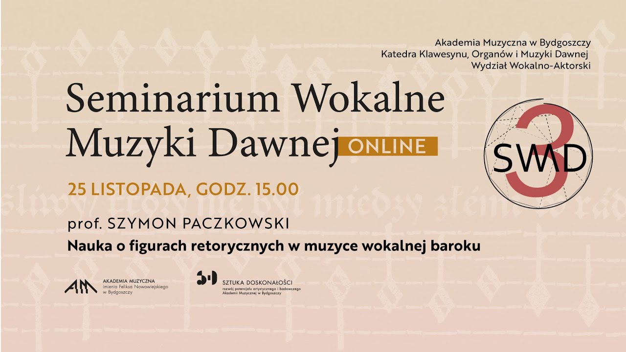 Szymon Paczkowski: Nauka o figurach retorycznych w muzyce wokalnej baroku