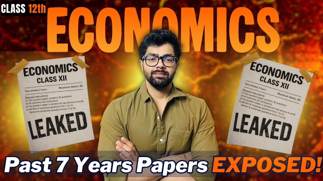 I Analysed Past 7 Years Economics Paper & found this…