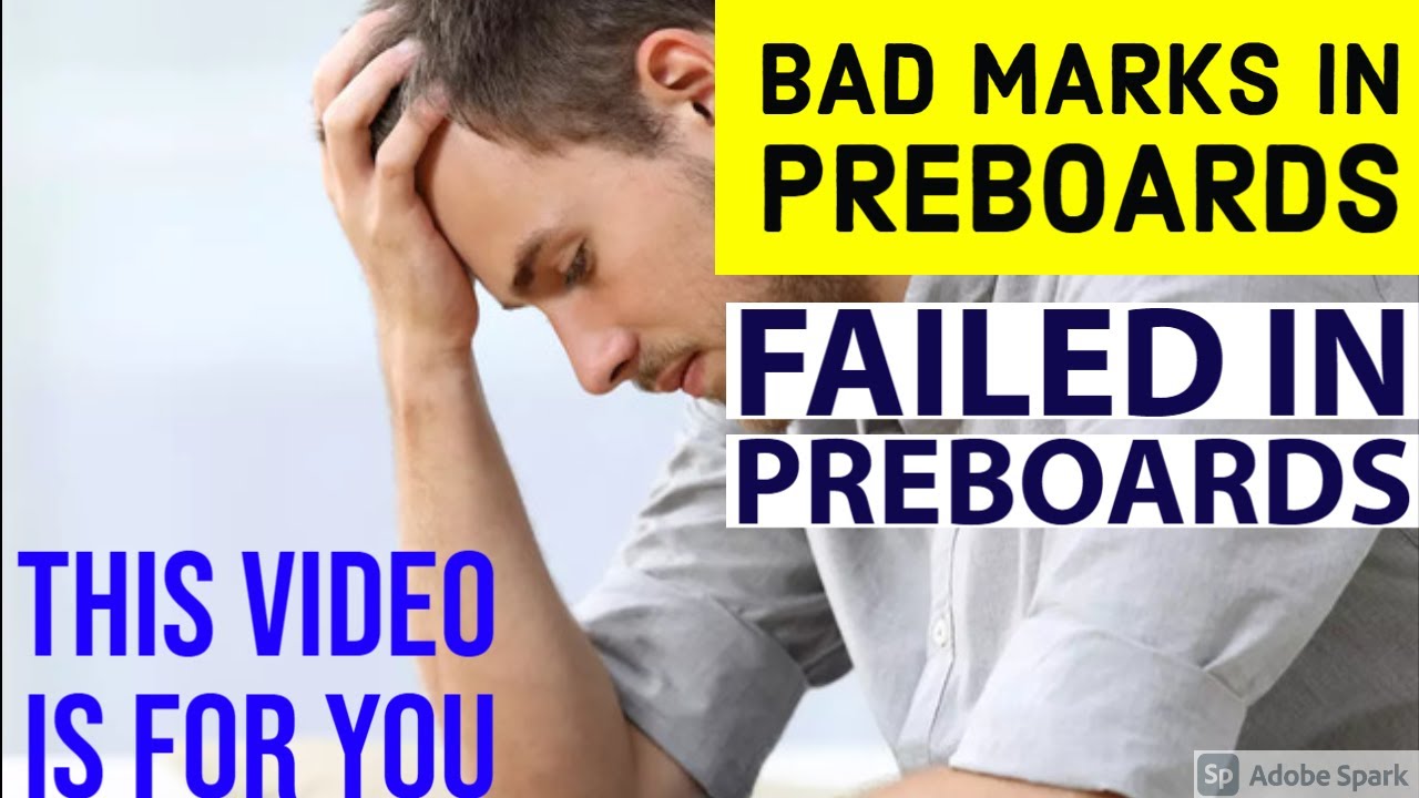 BAD MARKS IN PREBOARDS | CLASS 10 | CLASS 12 | CBSE BOARD EXAMS 2021 | CBSE EXAMS | BOARD EXAMS