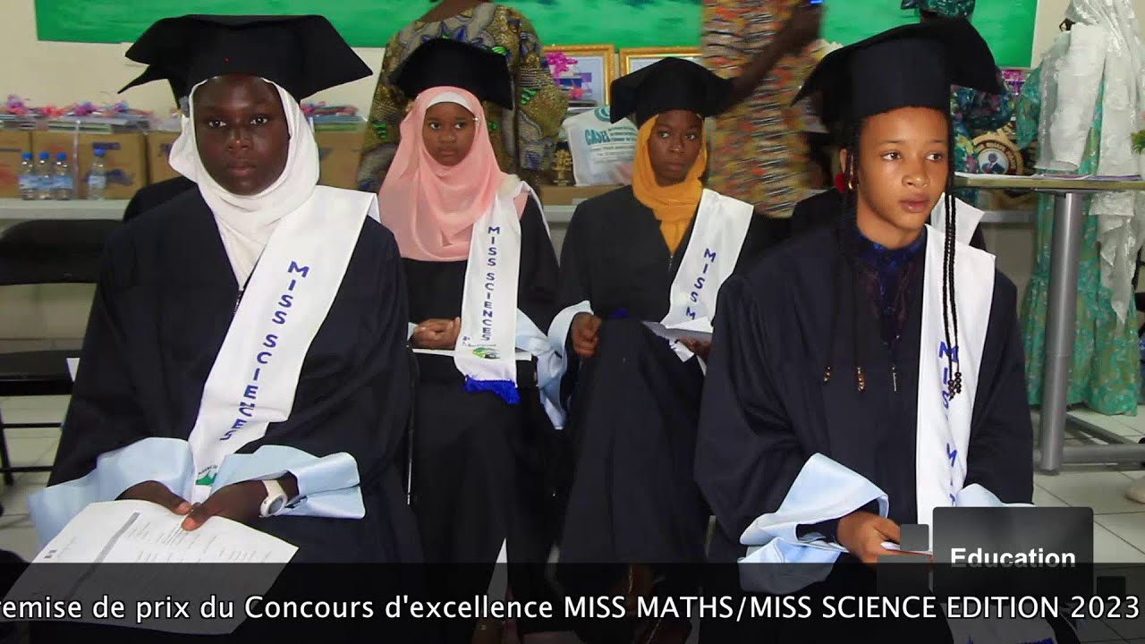Thiès - Cérémonie de remise de distinctions des Miss Maths et Miss Sciences