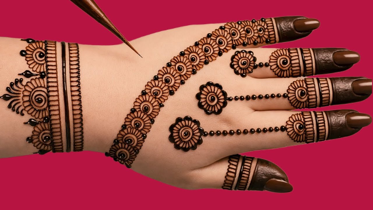 Very simple beautiful & trending mehndi design | So quick easy design | mehandi ke design