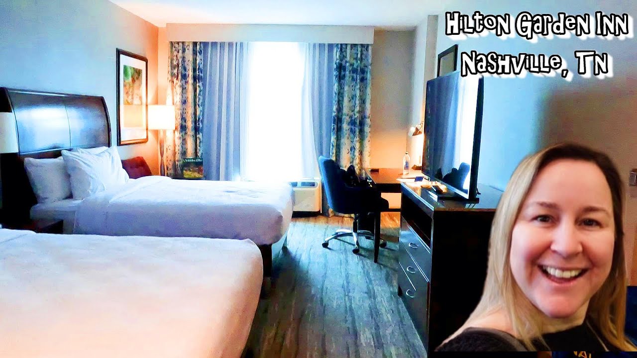 Hilton Garden Inn Nashville TN | Hotel and Room Tour | Near convention center