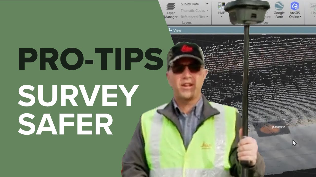 Leica GS18 I GNSS: Safer Manhole Measurements with Visual Positioning