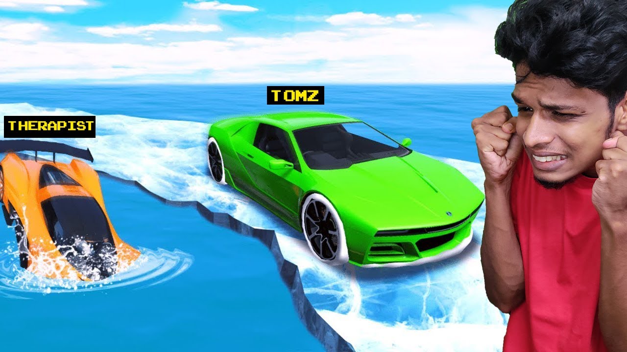GTA 5 : 99.99% Impossible SLIPPERY RACE !!! Malayalam |