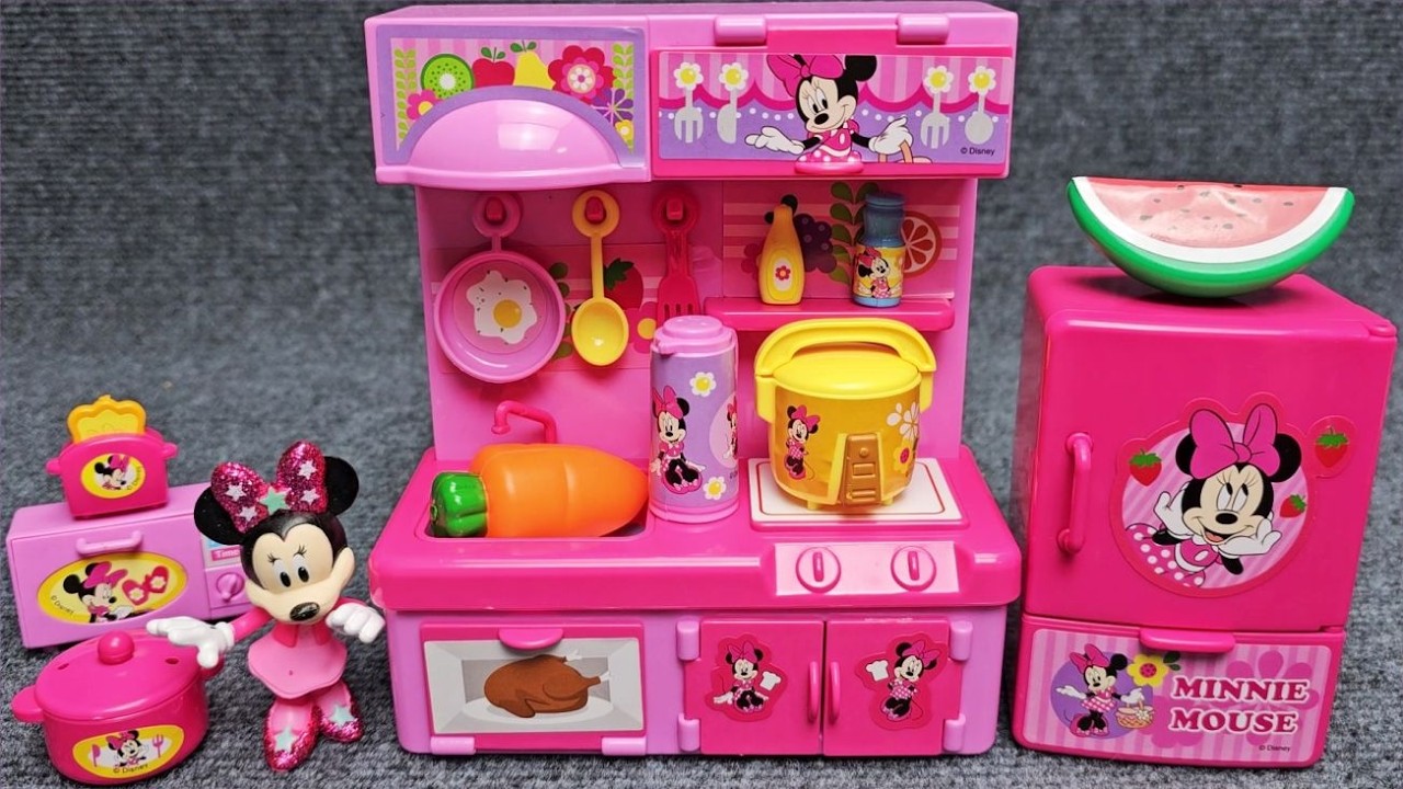 Disney Minnie Mouse Laundry Set Satisfying with Unboxing Compilation Toys ASMR#