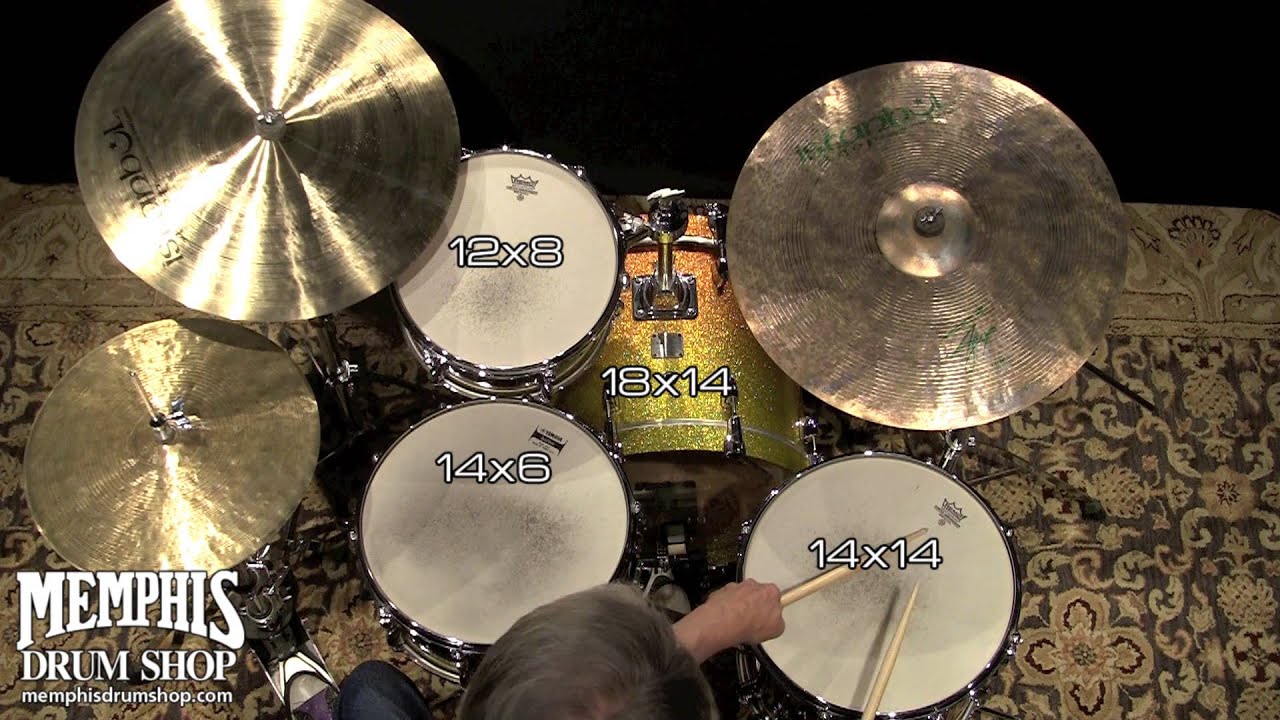 Yamaha Maple Custom Absolute Drum Set 18/12/14/14 - Yellow Sparkle Fade (Demo Kit)