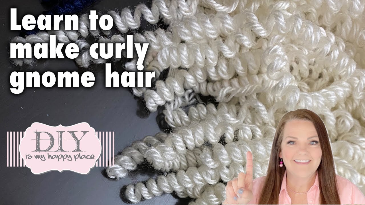 Making Curly Gnome Hair 👩🏻‍🦱. 👩🏽‍🦱. 👩🏼‍🦱