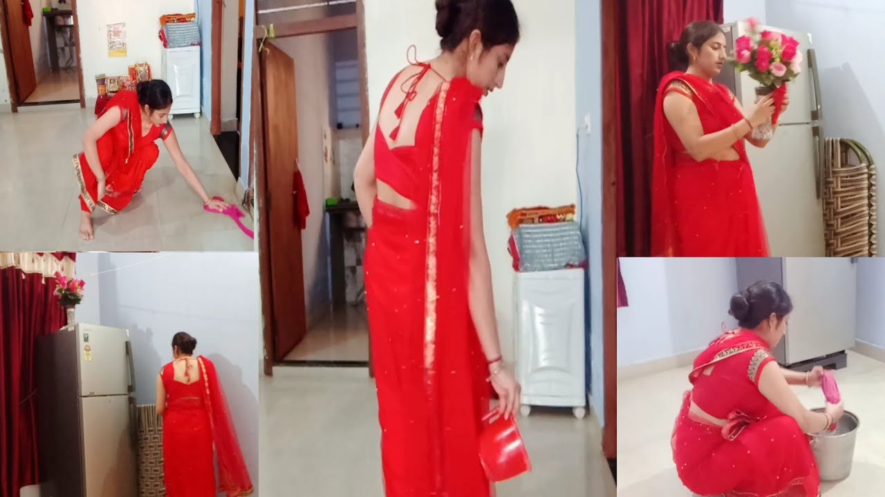 Saree vlog/cleaning vlog/saree cleaning vlog/indian vlogger