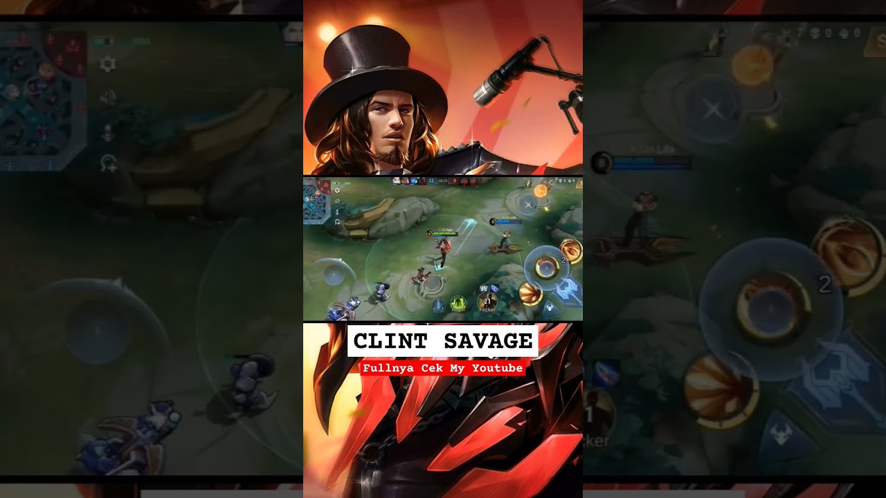 CLINT SAVAGE! DAMAGE HACK #clint #clintbestbuild #clintgameplay #clintmontage #clinthighlights