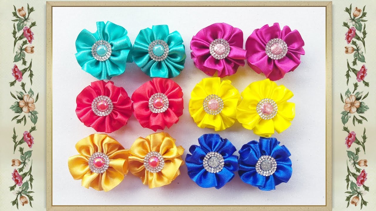Flor de Cetim ( Fita N°5)