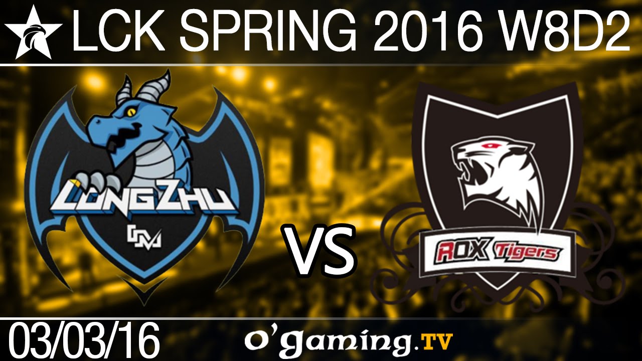 Longzhu Gaming vs Rox Tigers - LCK Spring 2016 - W8D2