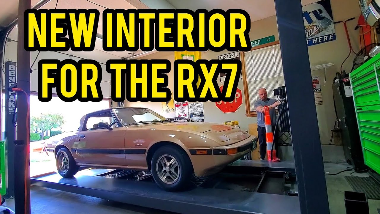 Time to replace the interior of the RX7