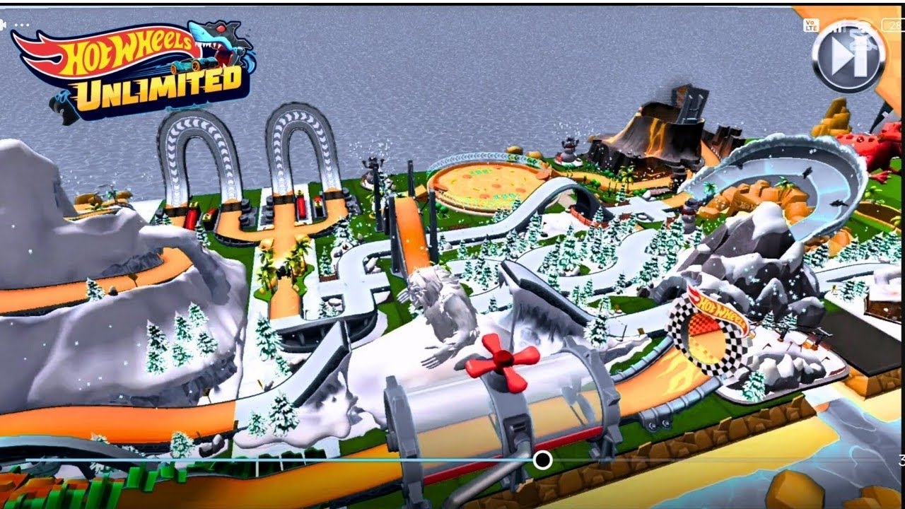 Hot wheels unlimited run fun jump burn and race in my new track 