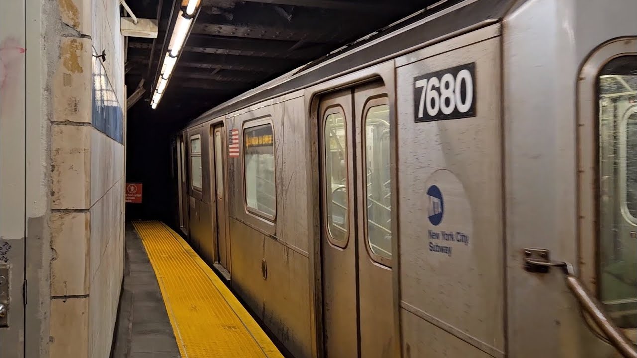 [NO HVAC] R142A Ride on the 4 #7680 From Atlantic Avenue to Saratoga Avenue