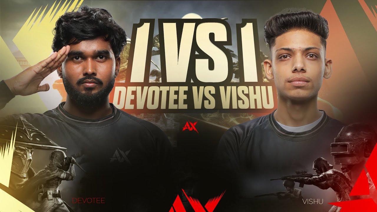 1 v 1 WITH @DevoteeBGMI || AxVishu777