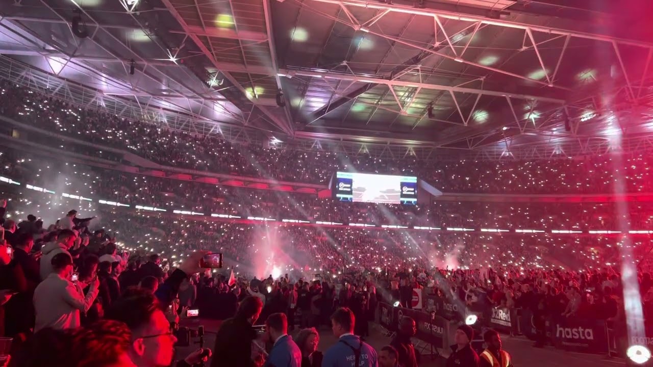 Tyson Fury Vs Dillian Whyte Wembley Walkout 23/4/22