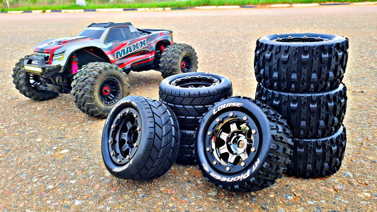 БЕШЕНЫЙ Traxxas Maxx и новые колеса! ... Асфальт и бездорожье, RC 4x4