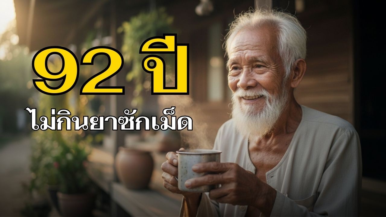 อายุ 92 ไม่เคยกินยา! 7 นิสัยยามเช้าที่ทำแล้วใจเบา สุขภาพดี ไม่เป็นภาระลูกหลาน