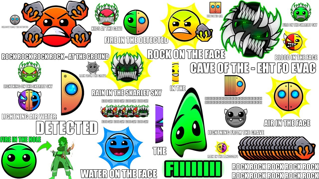 The New Versions Types Of All FIRE IN THE HOLE - Rock On The Ground