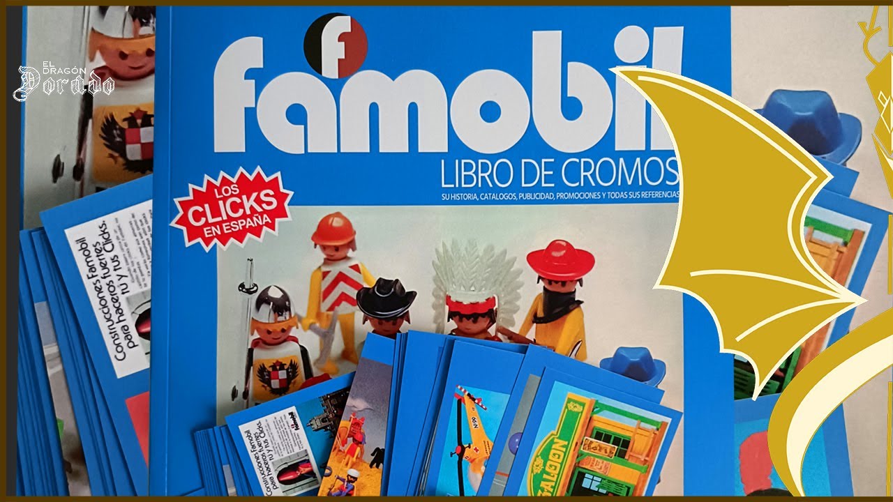 🧧!!NOVEDAD!!✨Libro de ALBUM de CROMOS FAMOBIL Stickers ✨✨