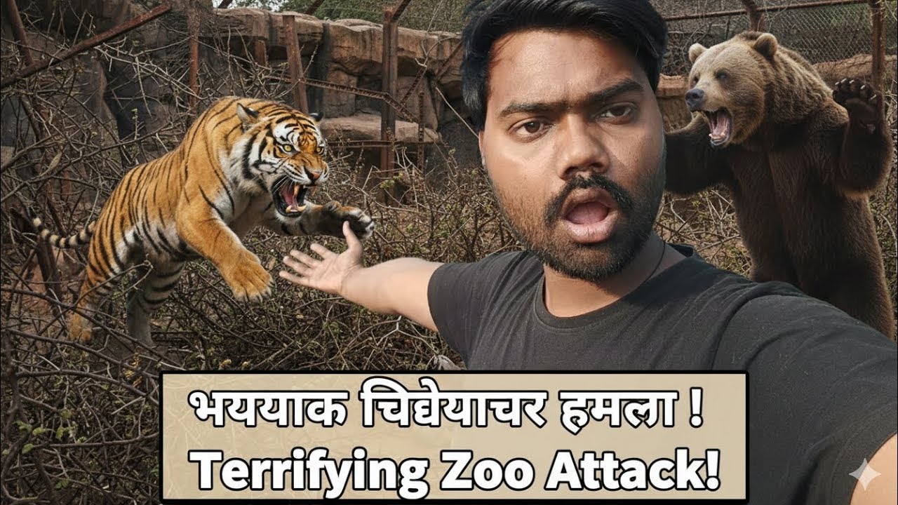 Terrifying Zoo Attack 🦁🐻 | चिड़िया घर मे हुआ हमला 