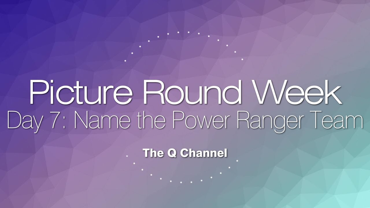 Picture Week: Name the Power Ranger team (Day 7)