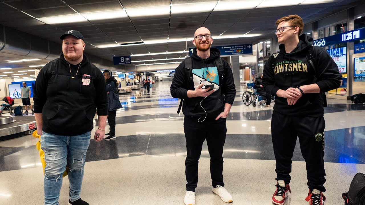 THE FIRST TRIP BACK TO CHICAGO WITH THE HUNTSMEN