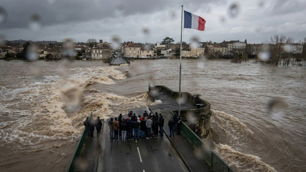 France Under Water: Massive Garonne River Flood Hits Marmande (Feb 2026)