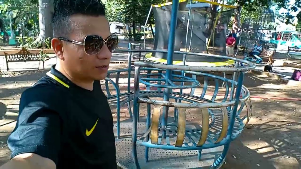 Visitando el parque de Nueva Guadalupe 
