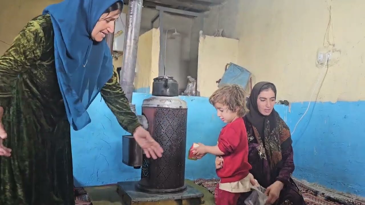 Returning home and grandmother taking care of the sheep in the absence of Haidar and Zahra