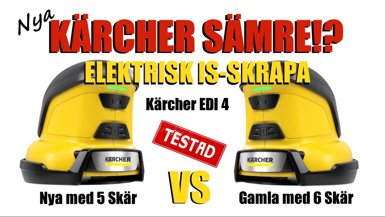 Kärcher VS Kärcher | Test EDI 4 Is-skrapa
