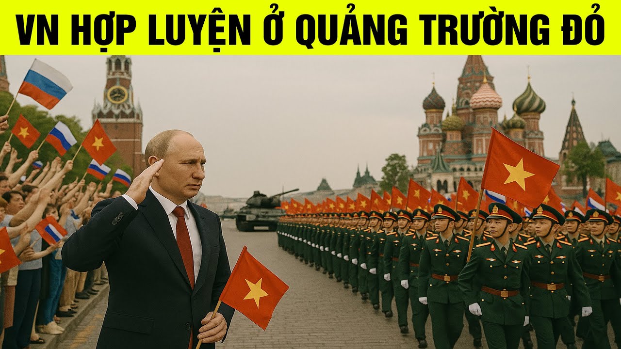 Người Nga bất ngờ khi thấy Quân đội Việt Nam xuất hiện ở Quảng trường Đỏ