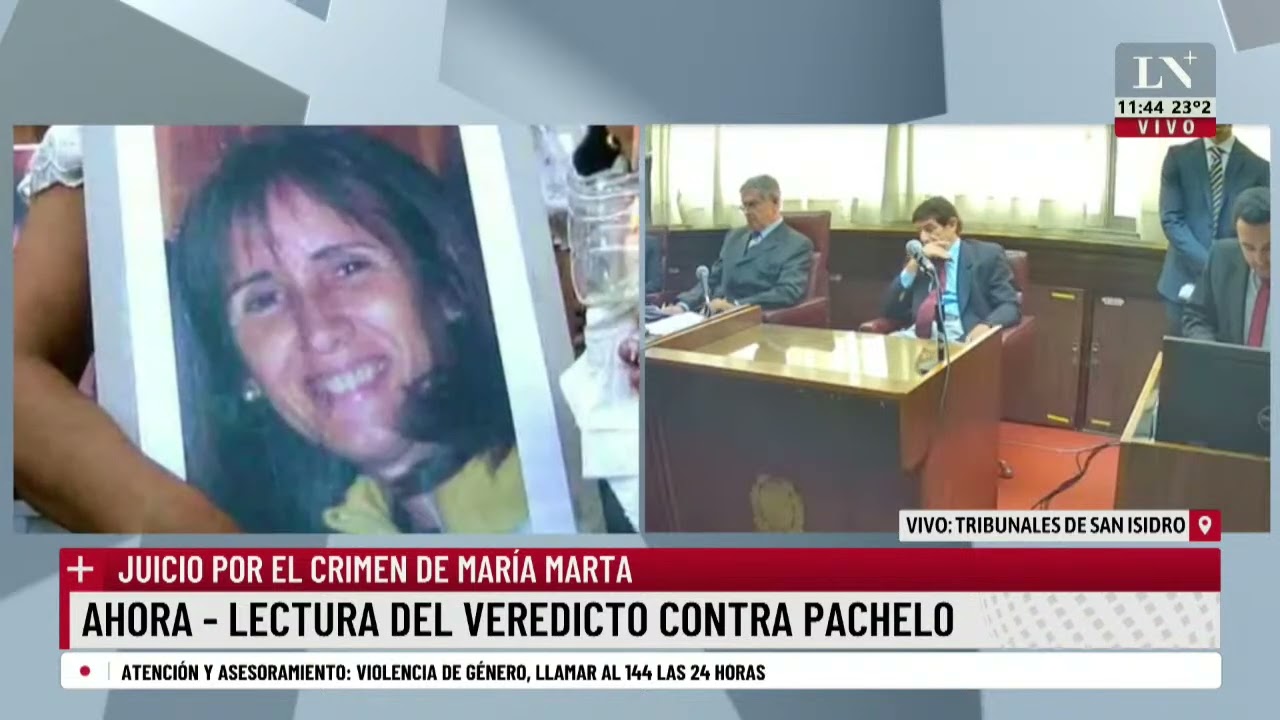 Juicio por el crimen de María Marta: se conoce el fallo contra Nicolás Pachelo
