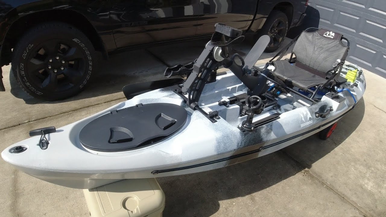 KAYAK FISHING with my NEW Hoodoo Sports Tempest 120p! Test and Review.