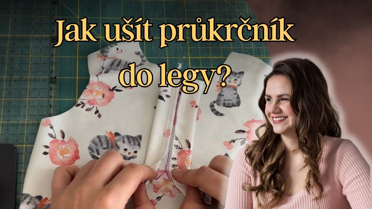Jak všít průkrčník do legy? 🪡Jednoduchý návod krok za krokem