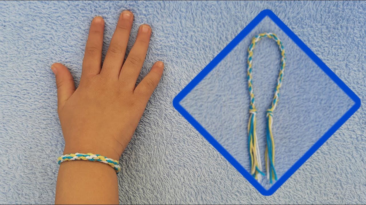 Como fazer PULSEIRA, super fácil com LINHA