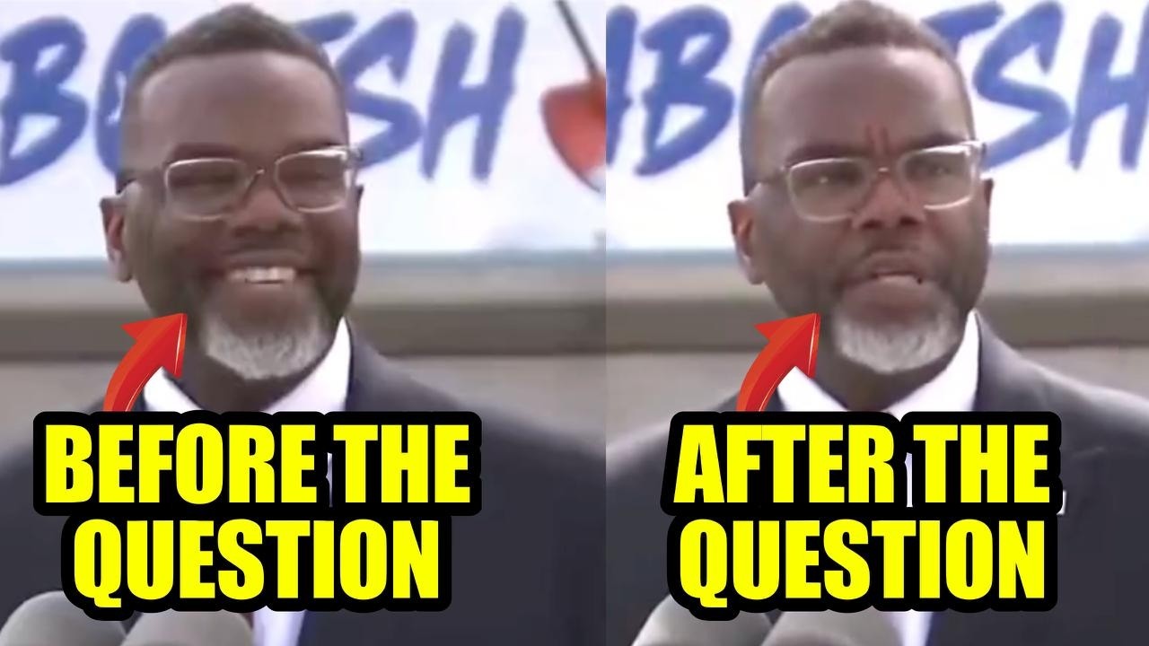 Watch Brandon Johnson Get Angry as Reporter Goes Off Script to Ask This