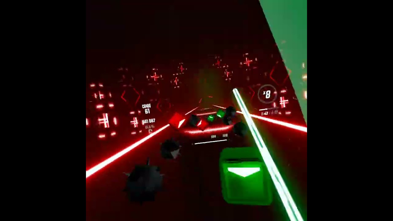 Attempting Beat Saber Dragon Smash Goblin on Faster Speed